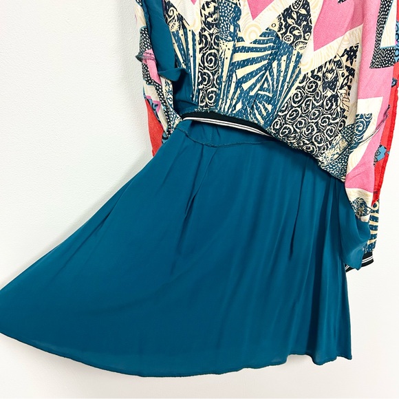 ANTHRO MAEVE 🤩 RARE! From Anthropologie Graphic Banded Dress - Size 14 - Picture 8 of 10